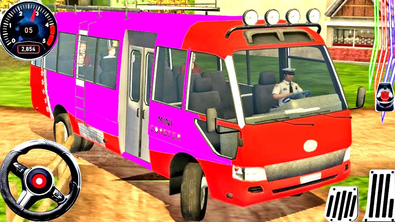 Mini Bus Simulator 3D 🚌  Traffic City Bus Driving Android Game