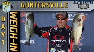 2021 Bassmaster Elite at Lake Guntersville, AL - Day 1 Weigh-In