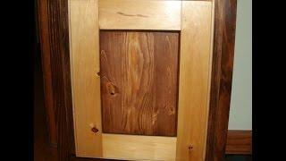 how to build a small bar cabinet from scrap.