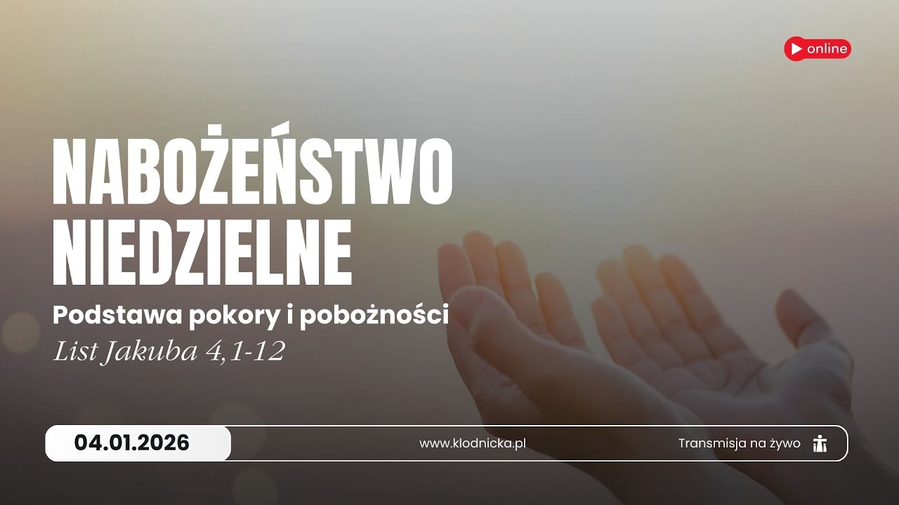 Postawa pokory i pobożności (Jk 4,1-12) - Daniel Trusiewicz 04.01.2026r.