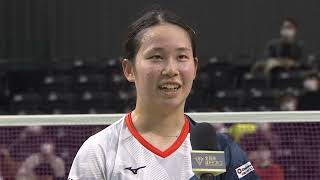 【全日本総合バドミントン選手権2021】 仁平 澄也・朝倉 みなみ（ＮＴＴ東日本）×緑川 大輝(早稲田大学)・齋藤 夏(ＡＣＴ　ＳＡＩＫＹＯ)　混合ダブルス決勝　ハイライト