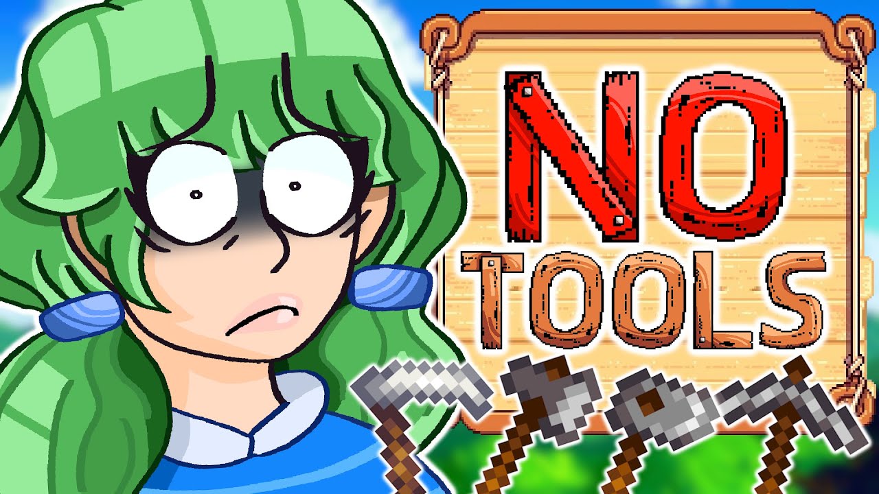 Can You Beat Stardew Valley With NO TOOLS?