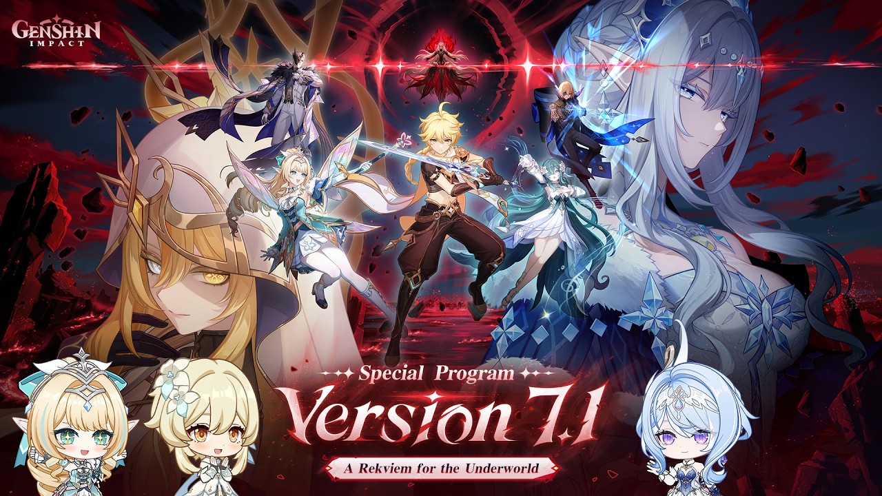 Genshin Impact Version 7.1 A Rekviem for the Underworld special program key art