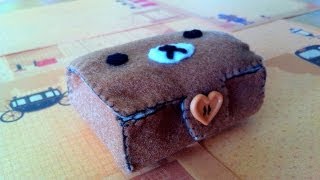 How to Make a Cute Rilakkuma Bento Box from Felt