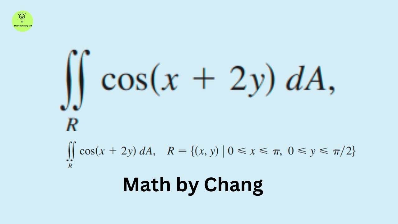 Double Integration Of Cos x 2y DA x 0 To Pi Y 0 To Pi 2 Calculus 3 double-integration-of-cos-x-2y-da-x-0-to-pi-y-0-to-pi-2-calculus-3