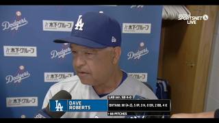 Ohtani is GOAT - Dave Robert PRAISES Shohei Ohtani 0.73 ERA, lead-off homer, Dodgers beat Padres 4-0
