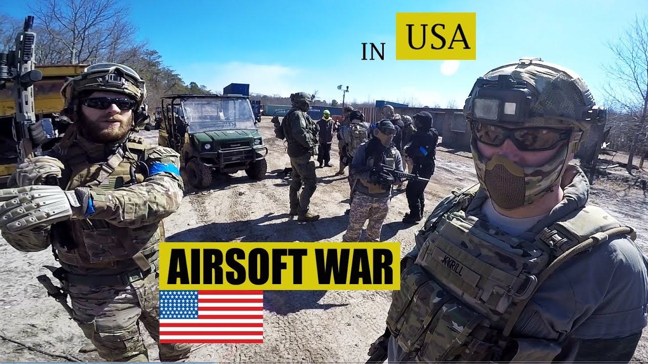 СТРАЙКБОЛ В США 🇺🇸 [AIRSOFT IN NEW YORK] On Target Action Park YouTube
