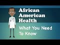 African american health  what you need to know