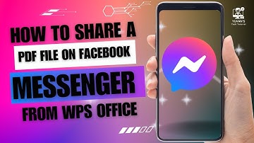 How to Share a PDF File on Facebook Messenger From WPS Office