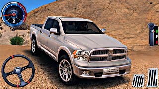 Real Dodge Ram Pickup Truck Offroad Driving on Mountains | Offroad Drive Desert | Android Gameplay screenshot 3