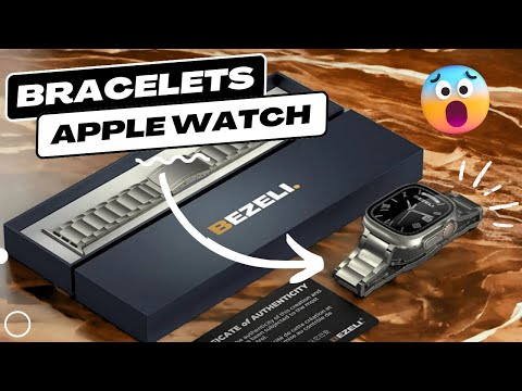 ⌚️ APPLE WATCH | Mes Nouveaux Bracelets Premium 2024 #Bezeli | Titanium, Leather, Stainless & Sport
