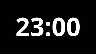 23 Minute Timer 4K⏱️ | 23 Min Countdown (No Music, Black Screen)