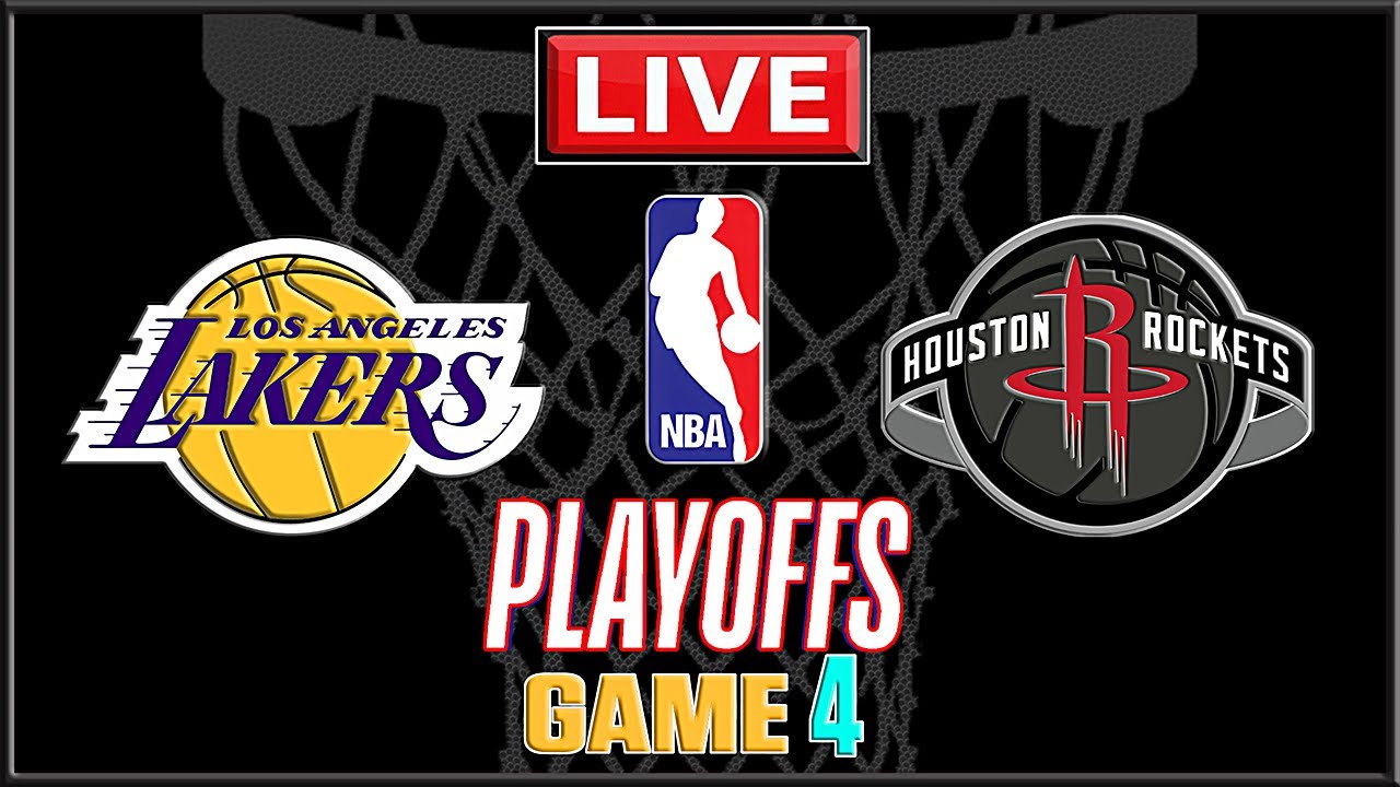 NBA Live! ROCKETS vs LAKERS | Los Angeles vs Houston | NBA Playoffs ...