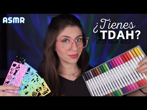 ASMR • Averigua si tienes TDAH con ESTE EXAMEN! Test de Atención