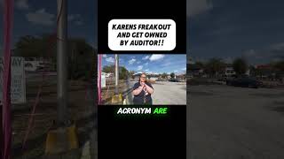 karens freakout and get owned by auditor #karen #karenvibe #shortsfeed