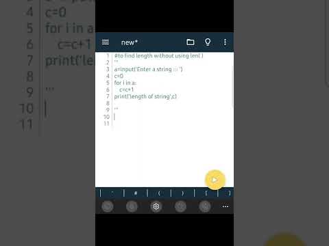 length of string || without using len() || python || basic || string