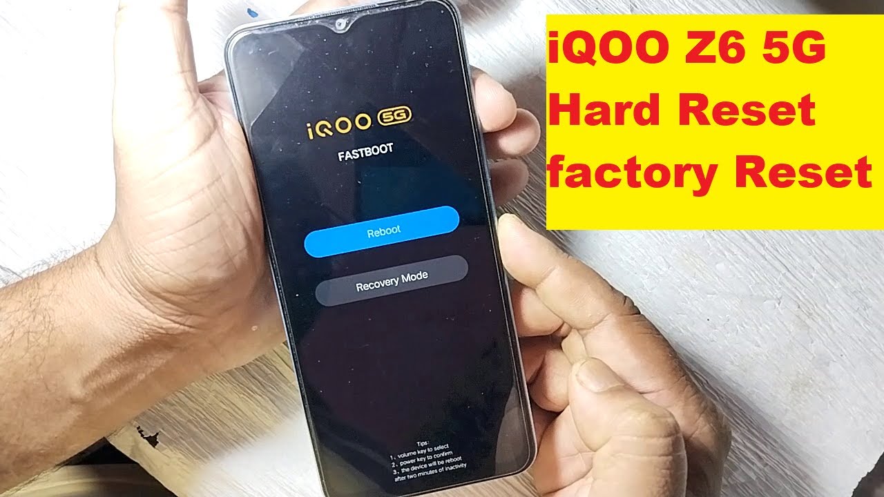 How To Hard Reset Vivo iQOO Z6 Lite (5G) ! Without Pc 100% Done