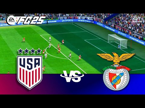 FC 25:  USWNT vs. SL BENFICA (w) | Jan 19, 2025 | Women's Friendly | PS5 Gameplay