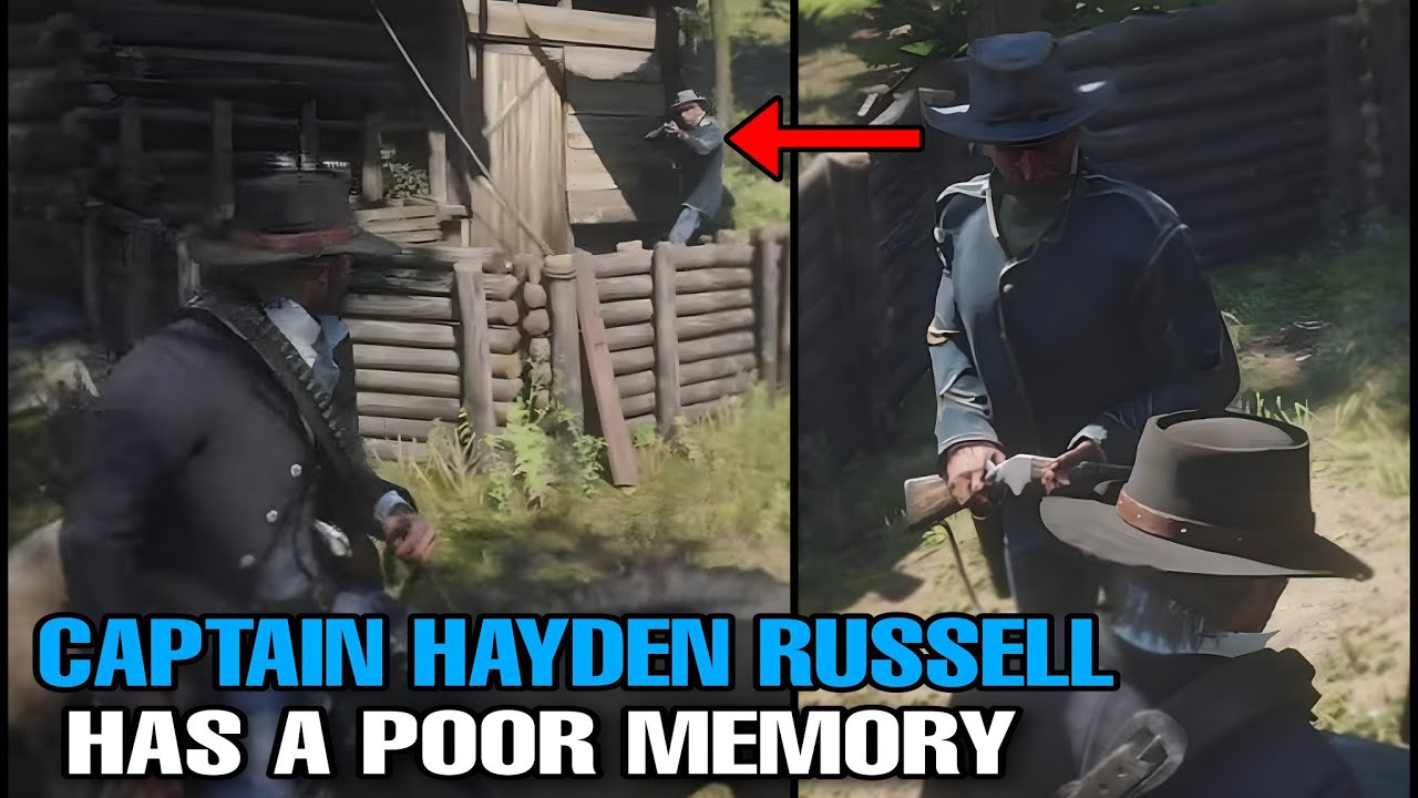 Captain Hayden Russell has a poor memory Rdr2 YouTube