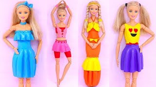 👗 DIY: Ropa para muñecas SOLO CON GLOBOS Vestidos y Faldas 👗