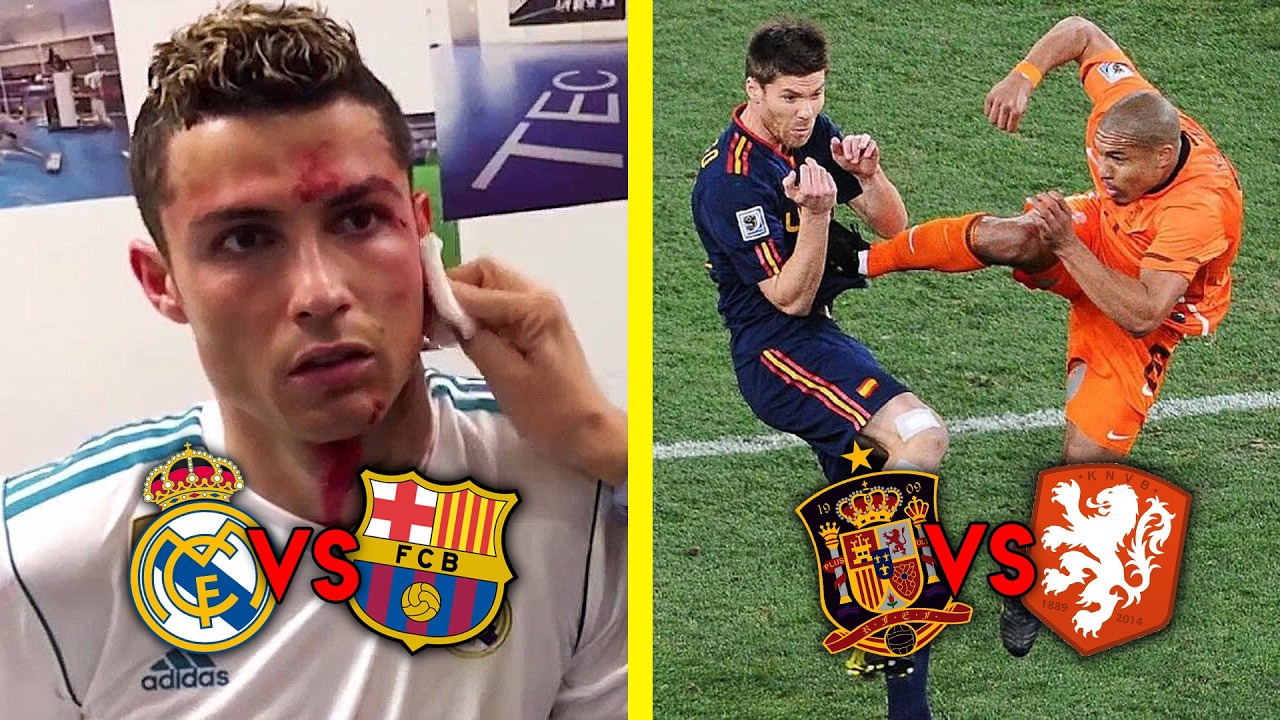 Самые ЖЕСТКИЕ Матчи в ИСТОРИИ Футбола!