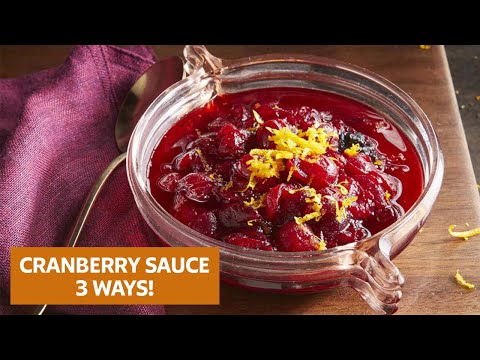 Video: Cranberry-tangerine Sauce With Ginger And Raisins