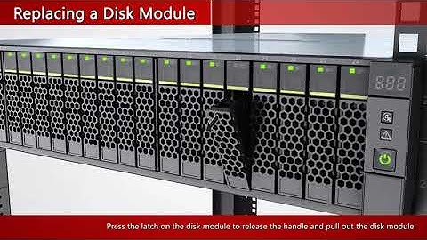 Huawei OceanStor Dorado5000 V3 (NVMe) Replacing a Disk Module