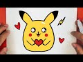 Cmo dibujar un lindo pikachu paso a paso jack dibujos