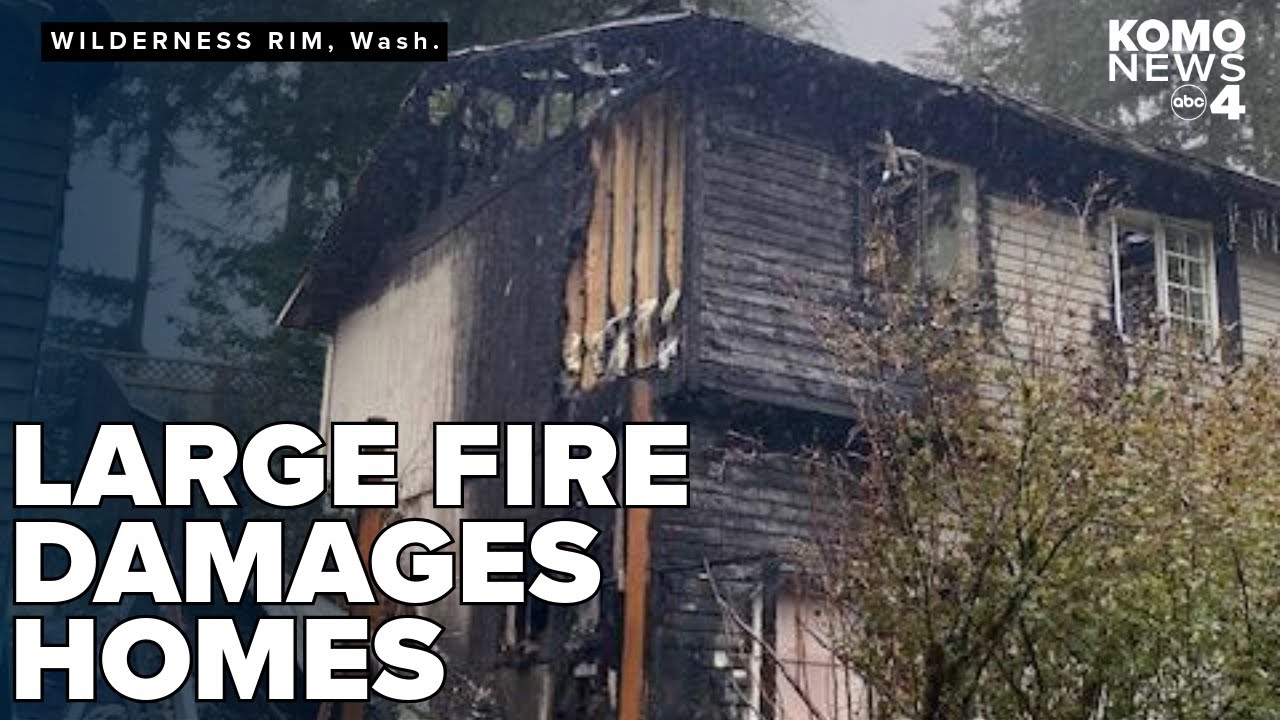 2 homes damaged, 2 families displaces after large fire near North Bend ...