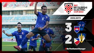 Cambodia 3-2 Philippines (AFF Mitsubishi Electric Cup 2022: Group Stage)