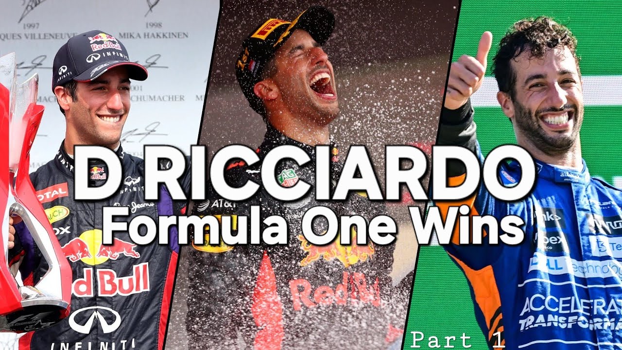 Daniel Ricairdo Win Daniel Ricciardo Every Race Win - Formula 1 - YouTube