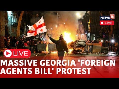 Georgia Protests LIVE Updates | Thousands Protest Georgia's "Foreign Agent" Bill LIVE | N18L