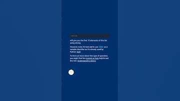 Python: Fetch first 10 results from a list #shorts
