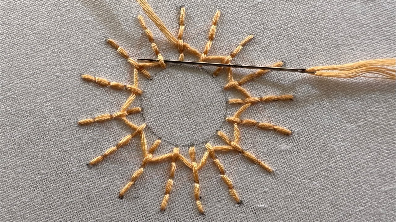 The most iconic embroidery flower design 