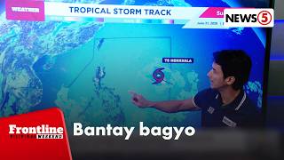 PAGASA: Bagyo sa labas ng PAR, posibleng lumakas sa typhoon category | Frontline Weekend