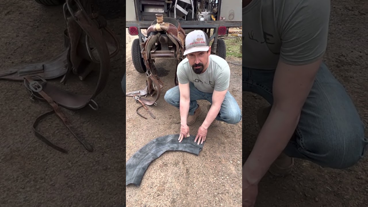 Team roping how to cut rubber and wrap your saddle horn please like comment and subscribe…