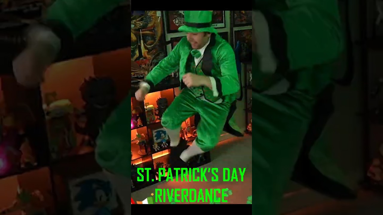 St  Patrick's Day - Riverdance #leprechaun #stpatricksday #green