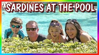 SARDINES AT A HOTEL SWIMMING POOL | HIDE AND SEEK | We Are The Davises