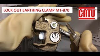 CATU Lock-out  earthing clamp MT-870