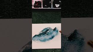 Lifting and blending to create mist #arttips #watercolortechniques #watercolortutorial #watercolors