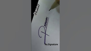 Pranav signature✨#viral #signature #signatureshorts #youtubeshort #youtube #youtubeshorts