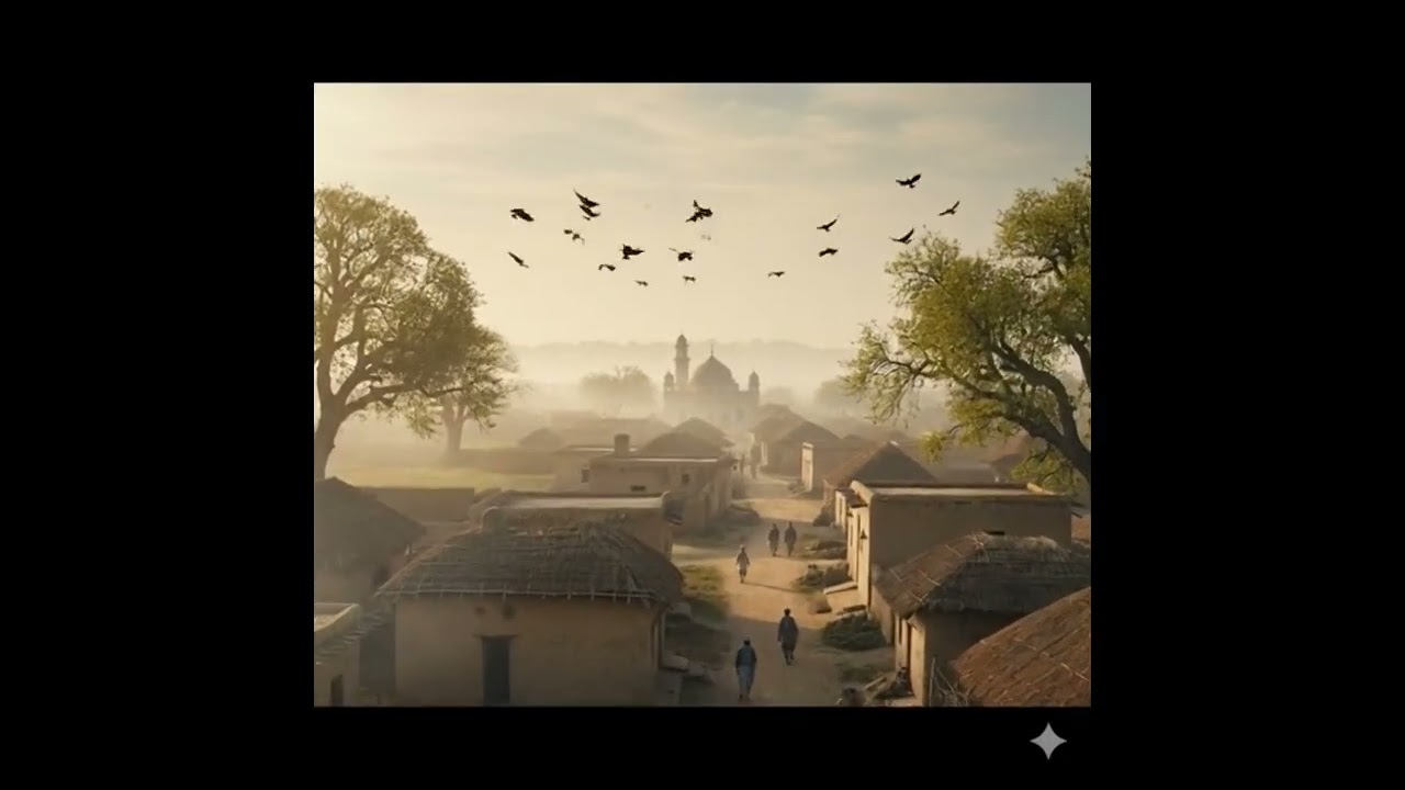 Beautiful calm village life 