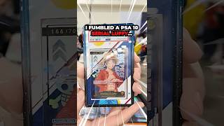 I Sold My SERIAL LUFFY… Then It Got a PSA 10 😭 #optcg #onepiececards #tcgcommunity #vendorpov
