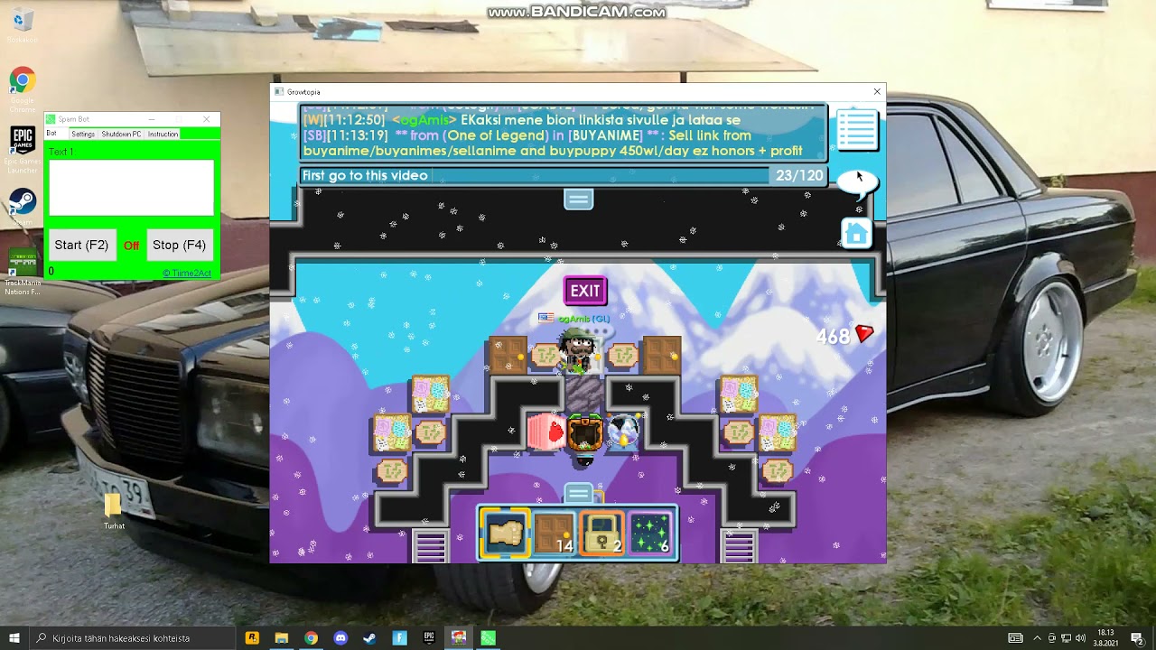 How To Spam With PC in Growtopia