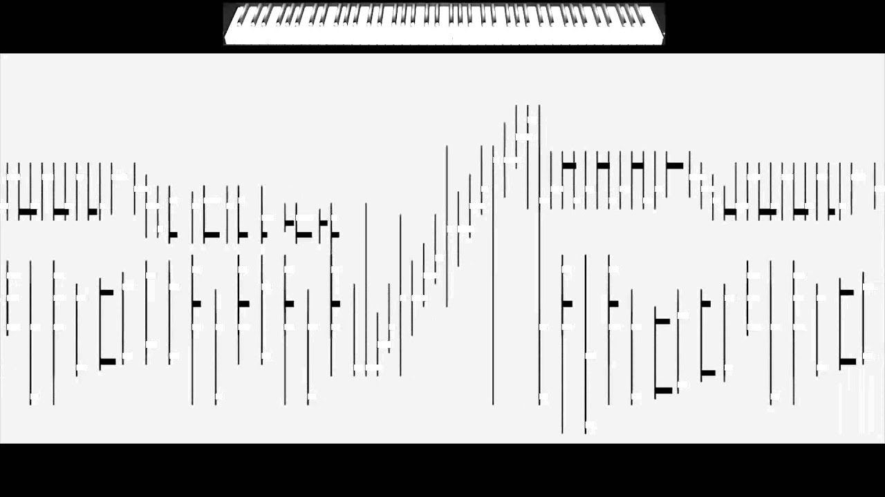 Black and White Rag Amber True Pianos, MAMPlayer Visuation YouTube