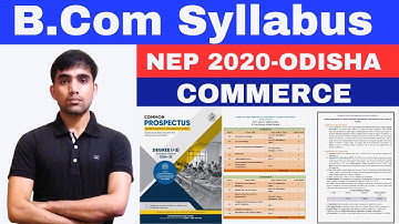 B.Com (+3) Syllabus Analysis II NEP 2020 ODISHA II All Semester II 2024-27  #nep #commerce