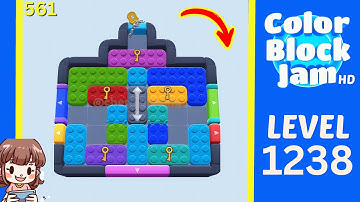 Color Block Jam Level 561 (1238) Solution Walkthrough