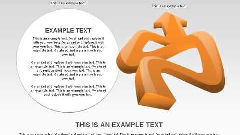 3D Bow Arrows for PowerPoint by PoweredTemplate.com