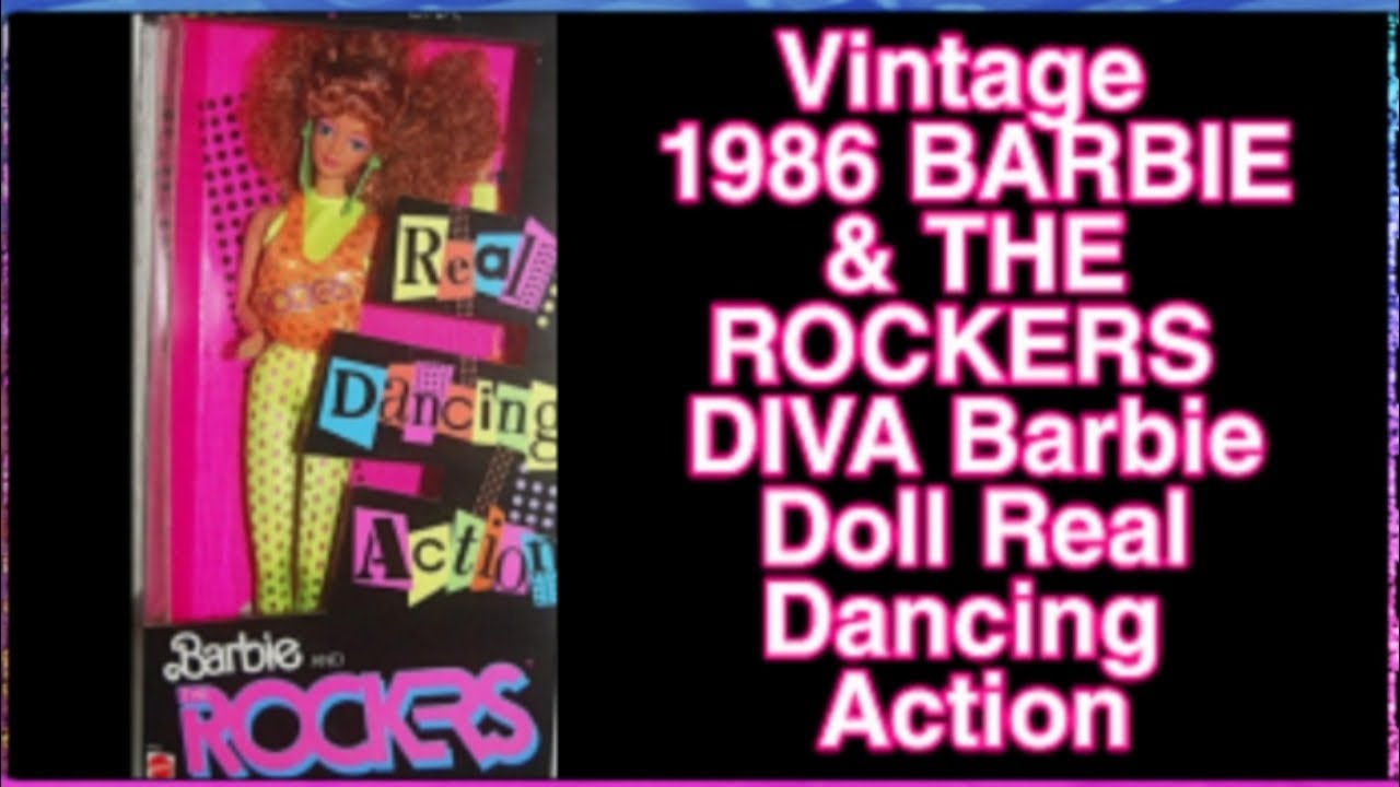 1986 BARBIE AND THE ROCKERS DIVA Barbie Doll