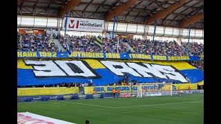 Fc Sochaux-Montbéliard / Dijon FCO : Chaude ambiance au Stade Auguste Bonal pour la 38ème journée